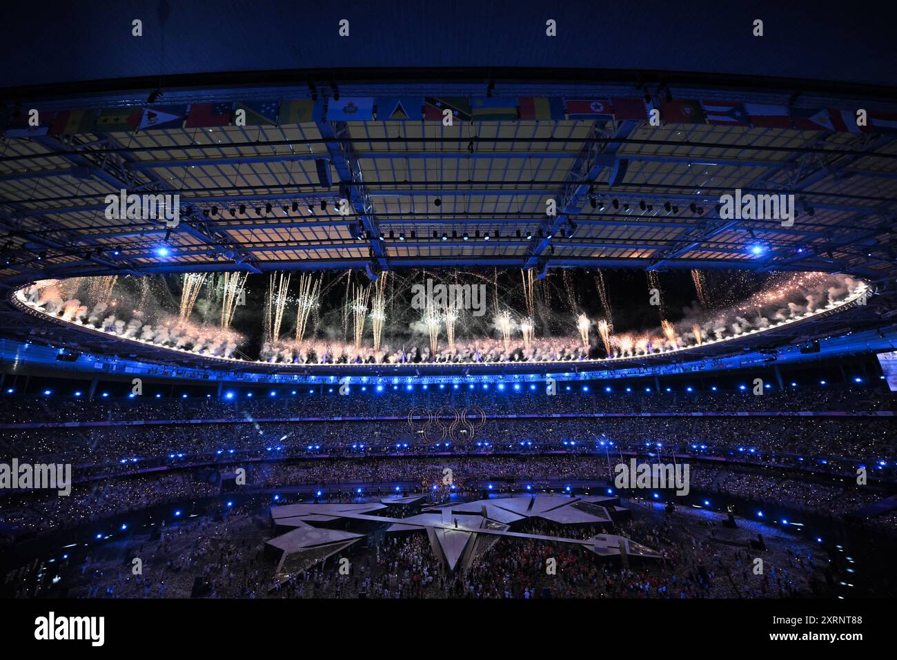 Yseult performs during the closing ceremony of the 2024 Paris Olympic ...