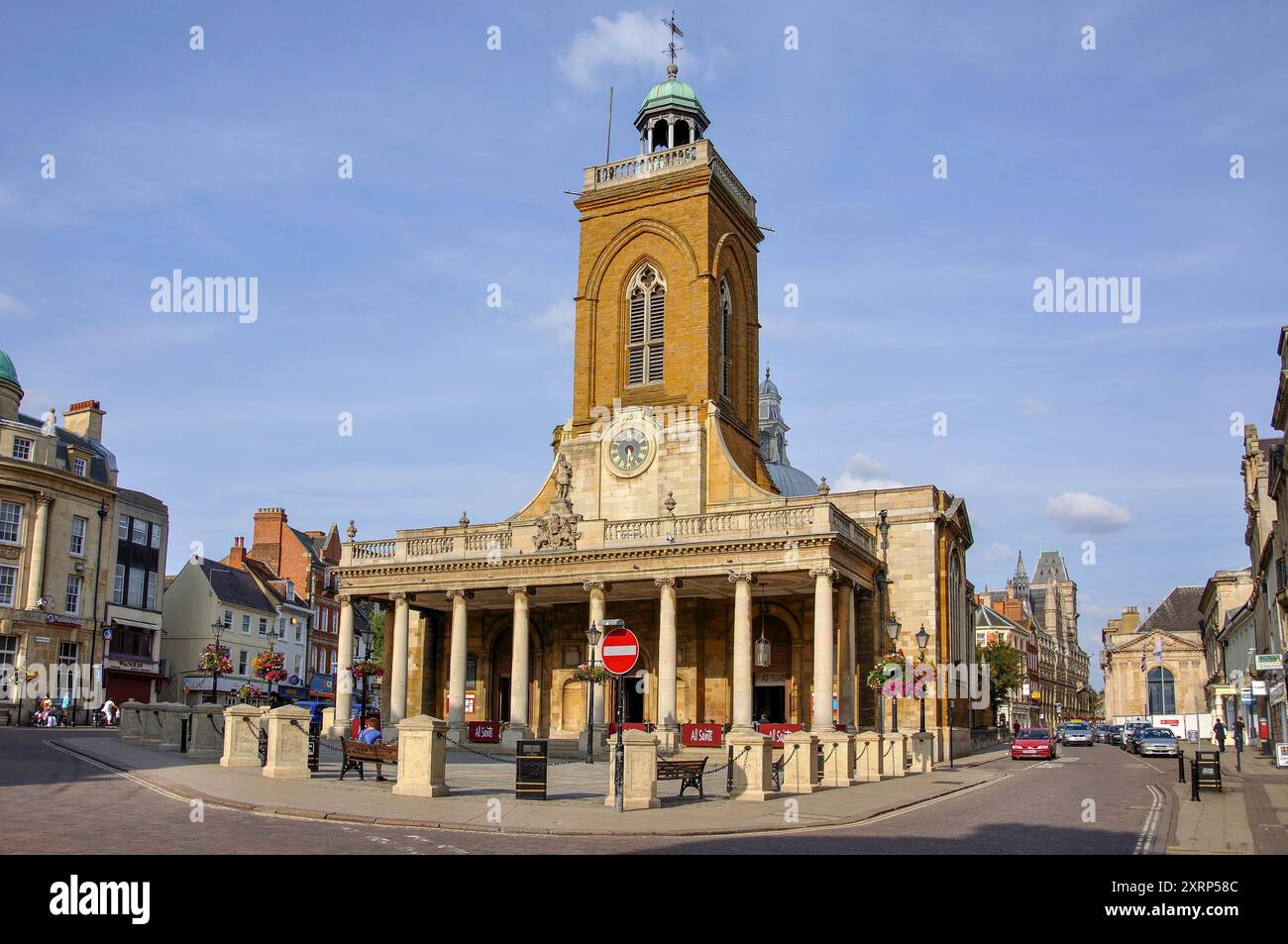 All Saints' Church, George Row, Northampton, Northamptonshire, England, United Kingdom Stock Photo