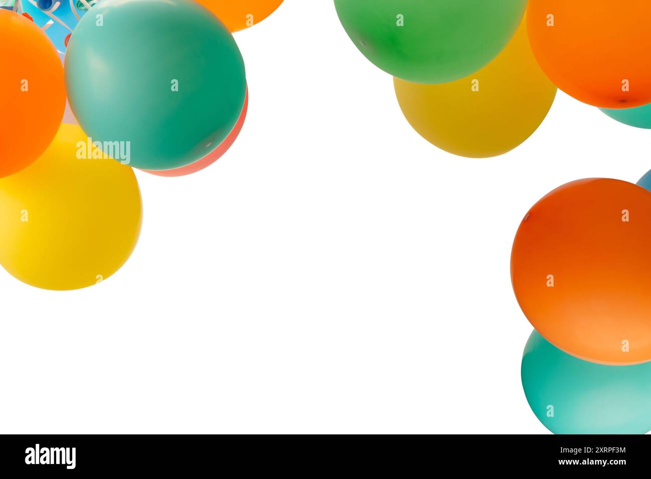 A Ballon isolated on a white background. Copy space. Stock Photo