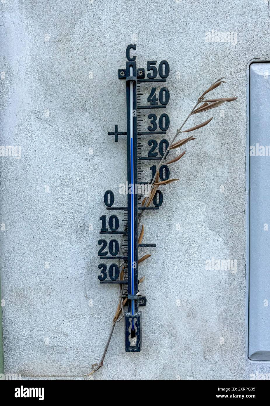 Via del Garda, Salionze. 12th August 2024. Heatwave conditions in Northern Italy at the same time as the current heatwave in the UK. Temperatures in Northern Italy had already reached 28C by 8am in the village of Salzione near Lake Garda. Credit: james jagger/Alamy Live News Stock Photo