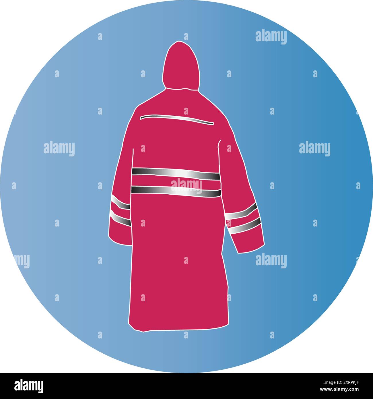 raincoat icon vector illustration symbol design Stock Vector