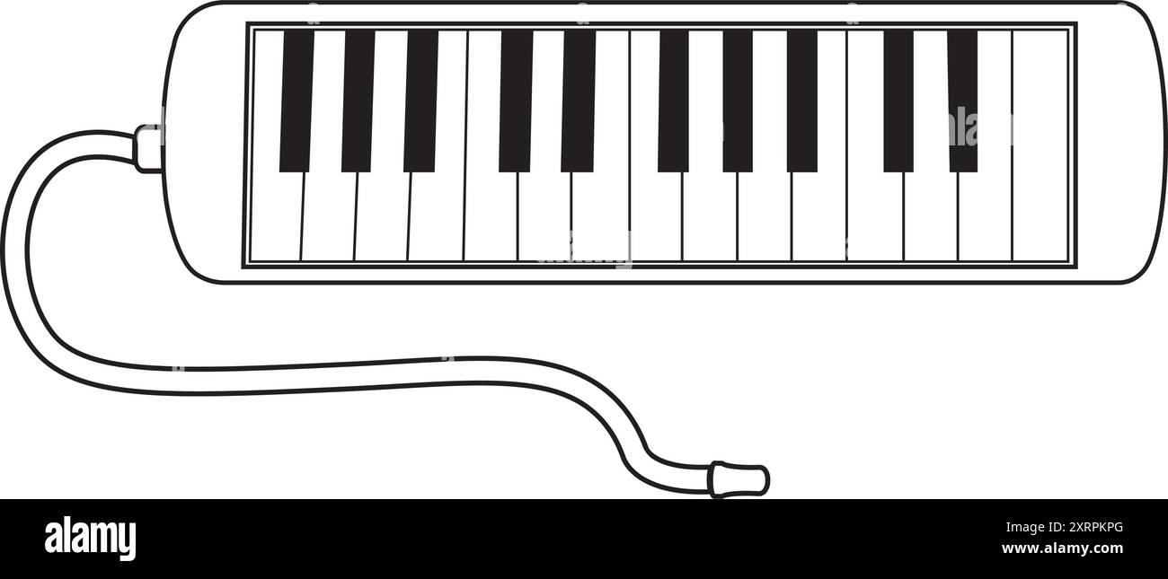 Piano logo design vector illustration Stock Vector