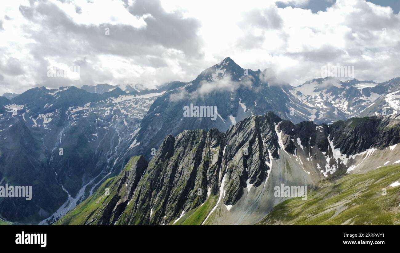 Hiking austrian alps summer hi-res stock photography and images - Alamy
