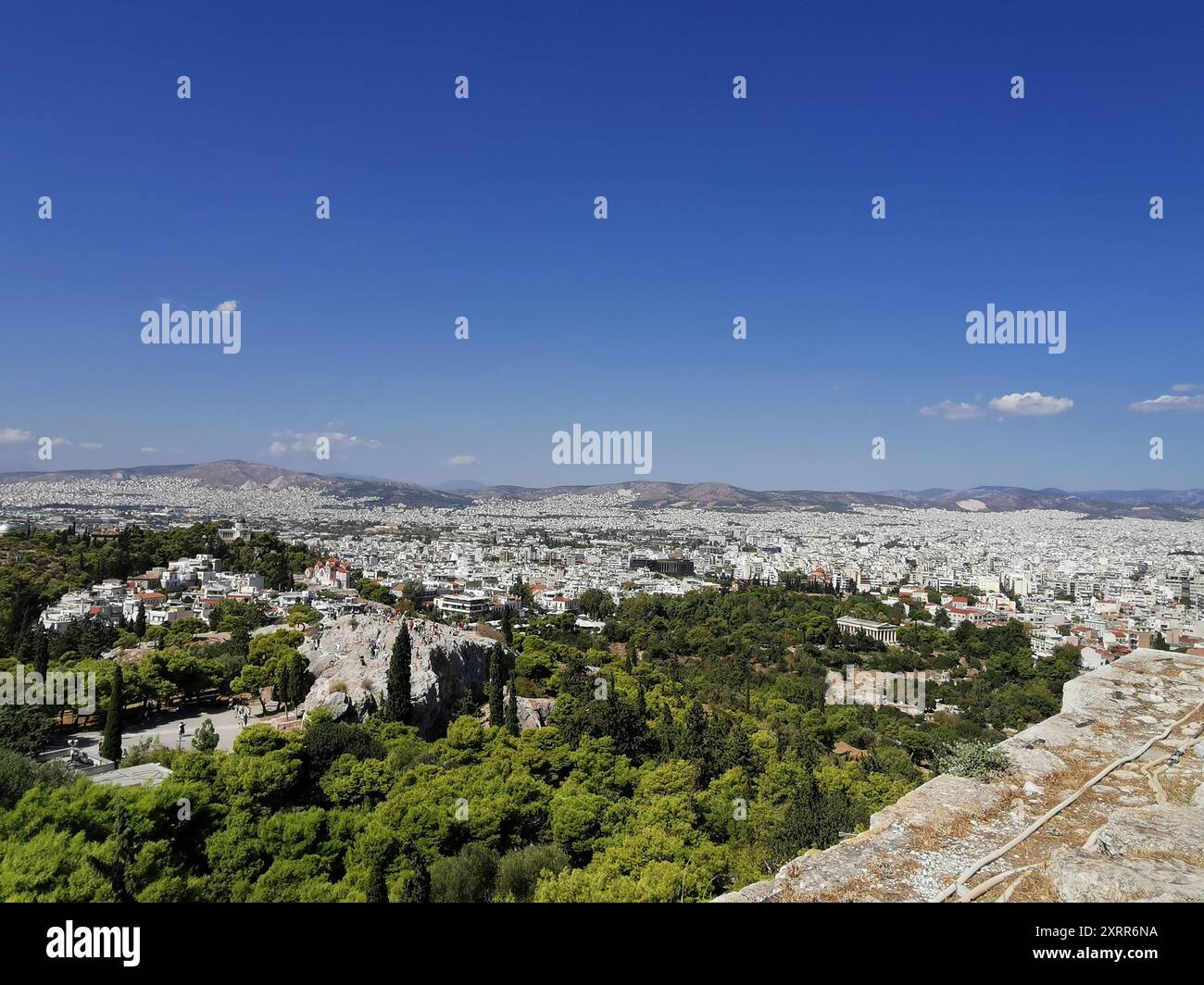 City of Athens - Panoramic Views Stock Photo