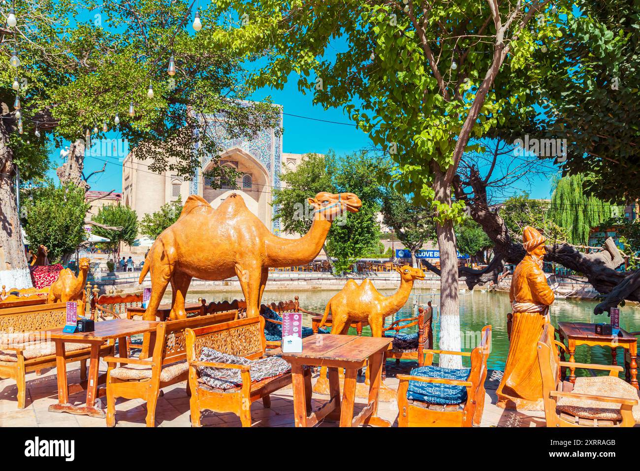 Lyabi hauz square hi-res stock photography and images - Alamy