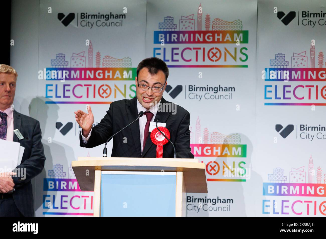 Laurence David Turner (Labour) winning the Birmingham Northfield seat ...