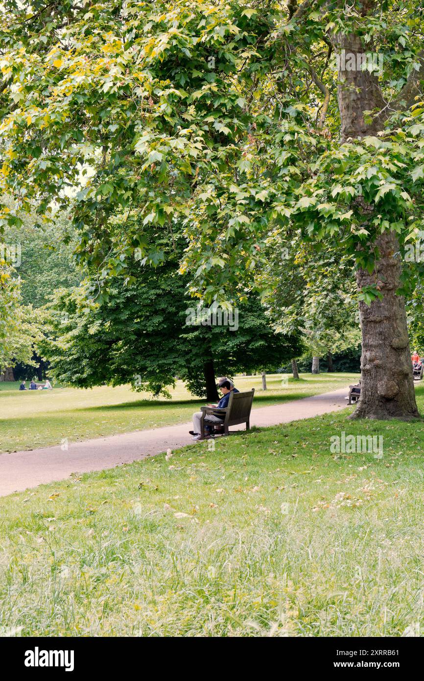 st james park london and garden in london england ,the royal parks Stock Photo