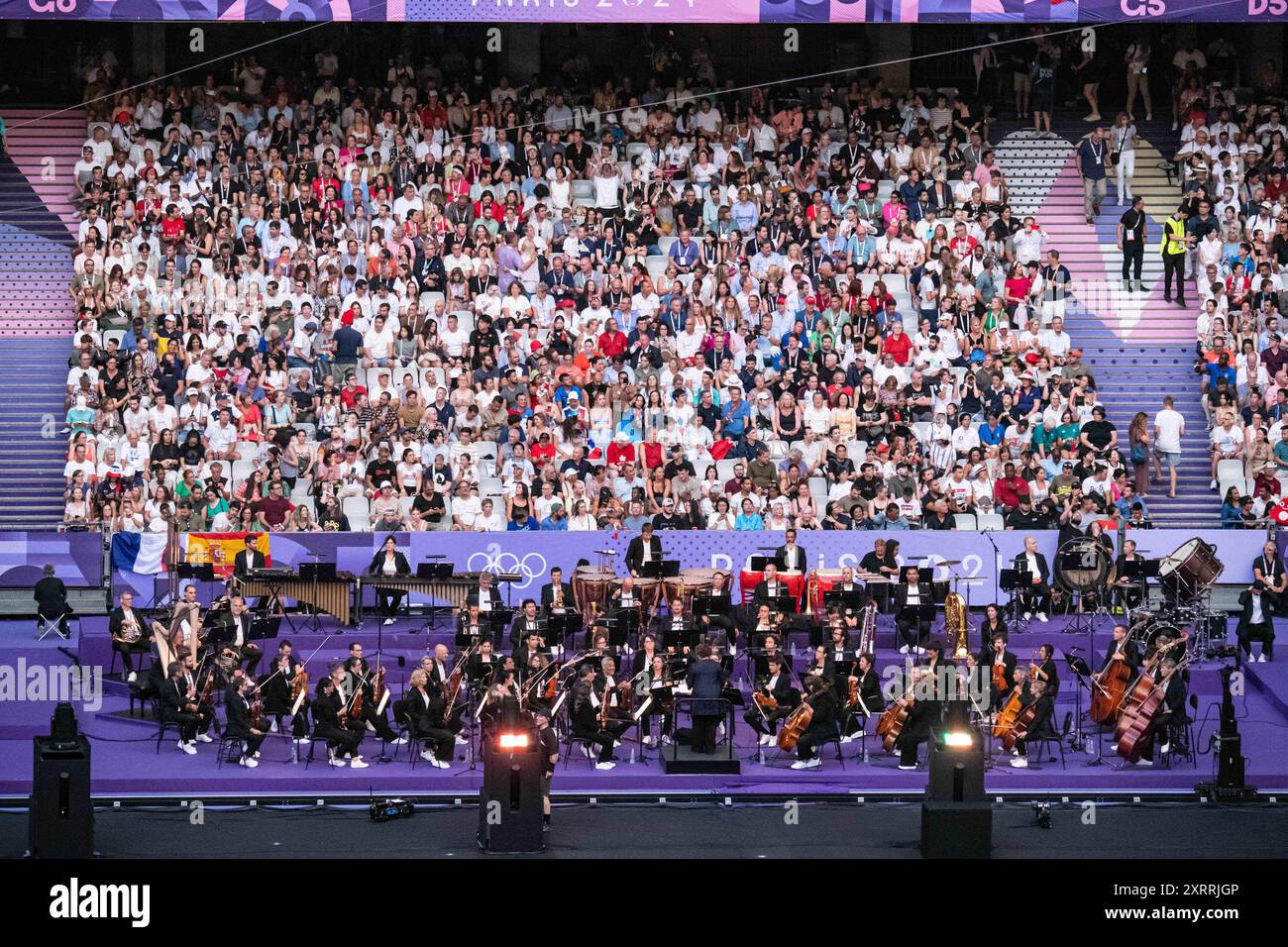 Ambiance, illustration, Closing Ceremony during the Olympic Games Paris