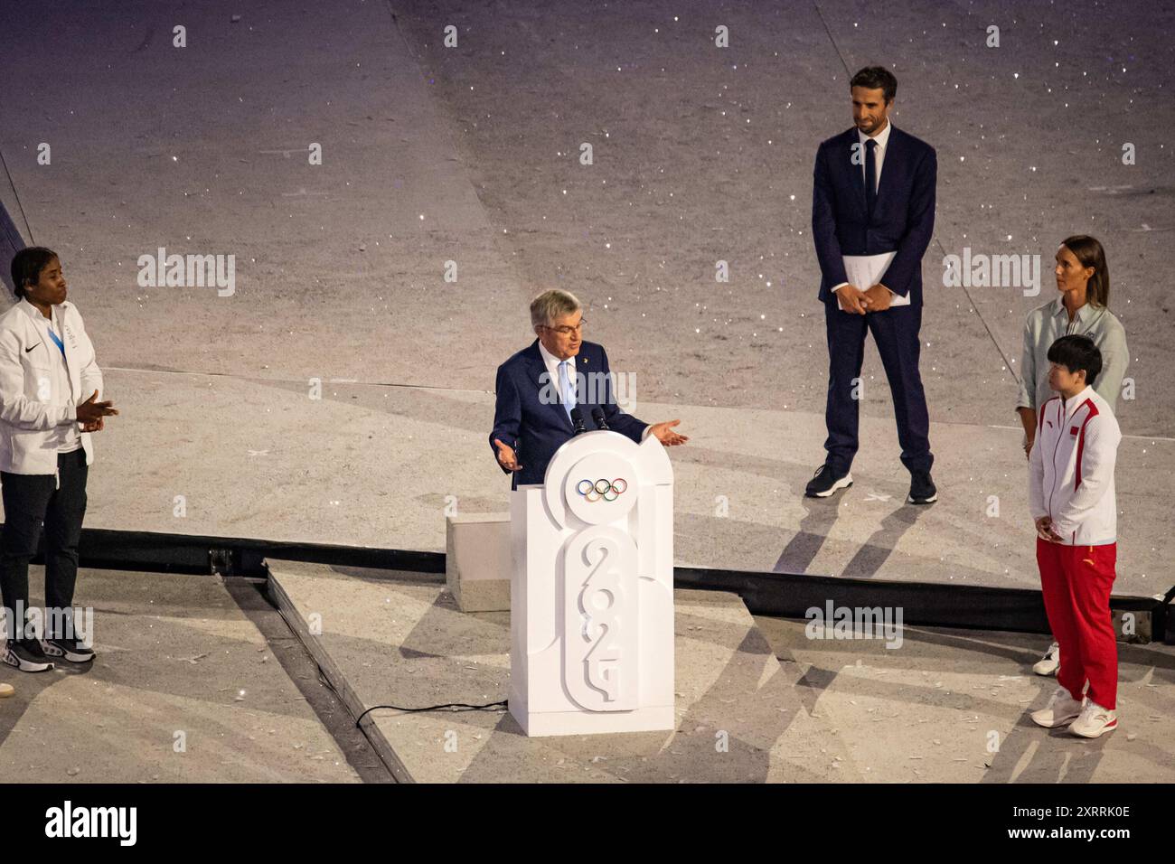 CIO President Thomas Bach, Closing Ceremony during the Olympic Games