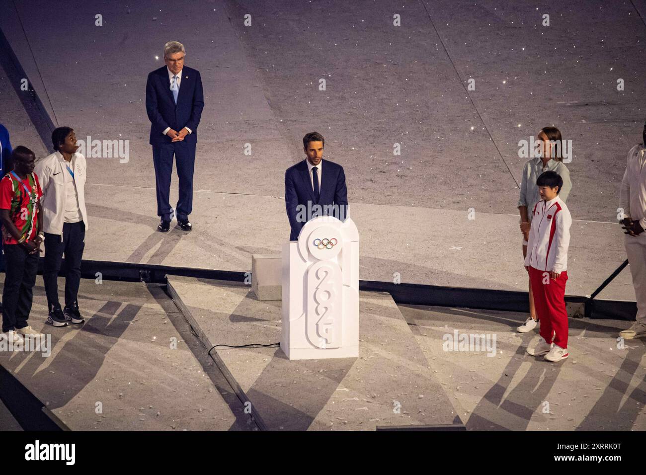 JO Paris 2024 President Tony Estanguet, Closing Ceremony during the