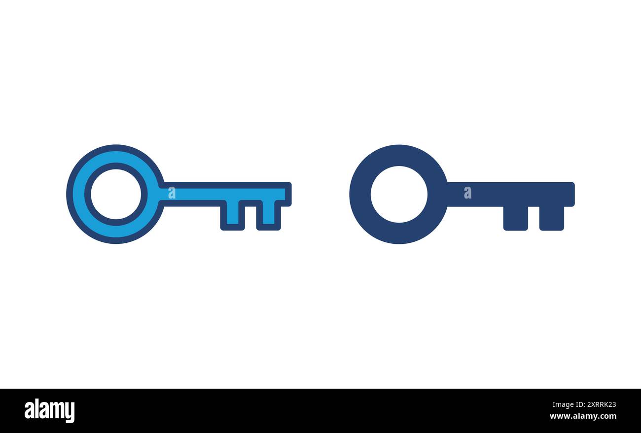 Key icon vector. Key vector icon. Key symbol Stock Vector