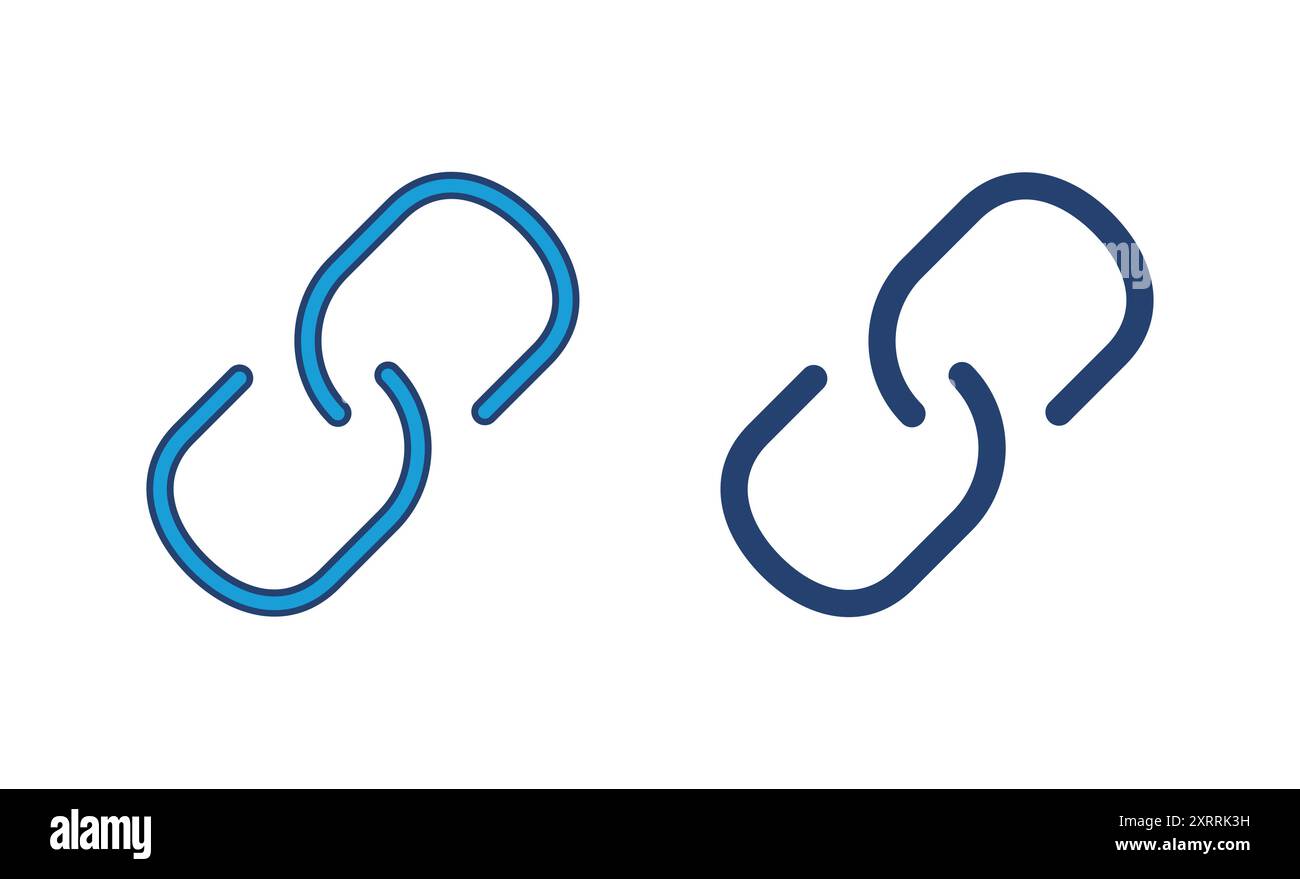 Link icon vector. Hyperlink chain symbol Stock Vector Image & Art - Alamy