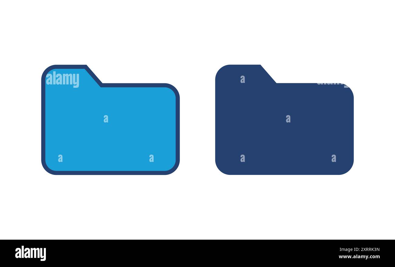 Folder icon vector. folder vector icon Stock Vector