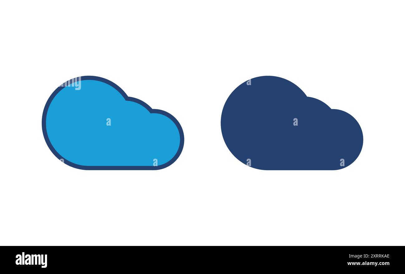 cloud icon vector. cloud vector icon Stock Vector