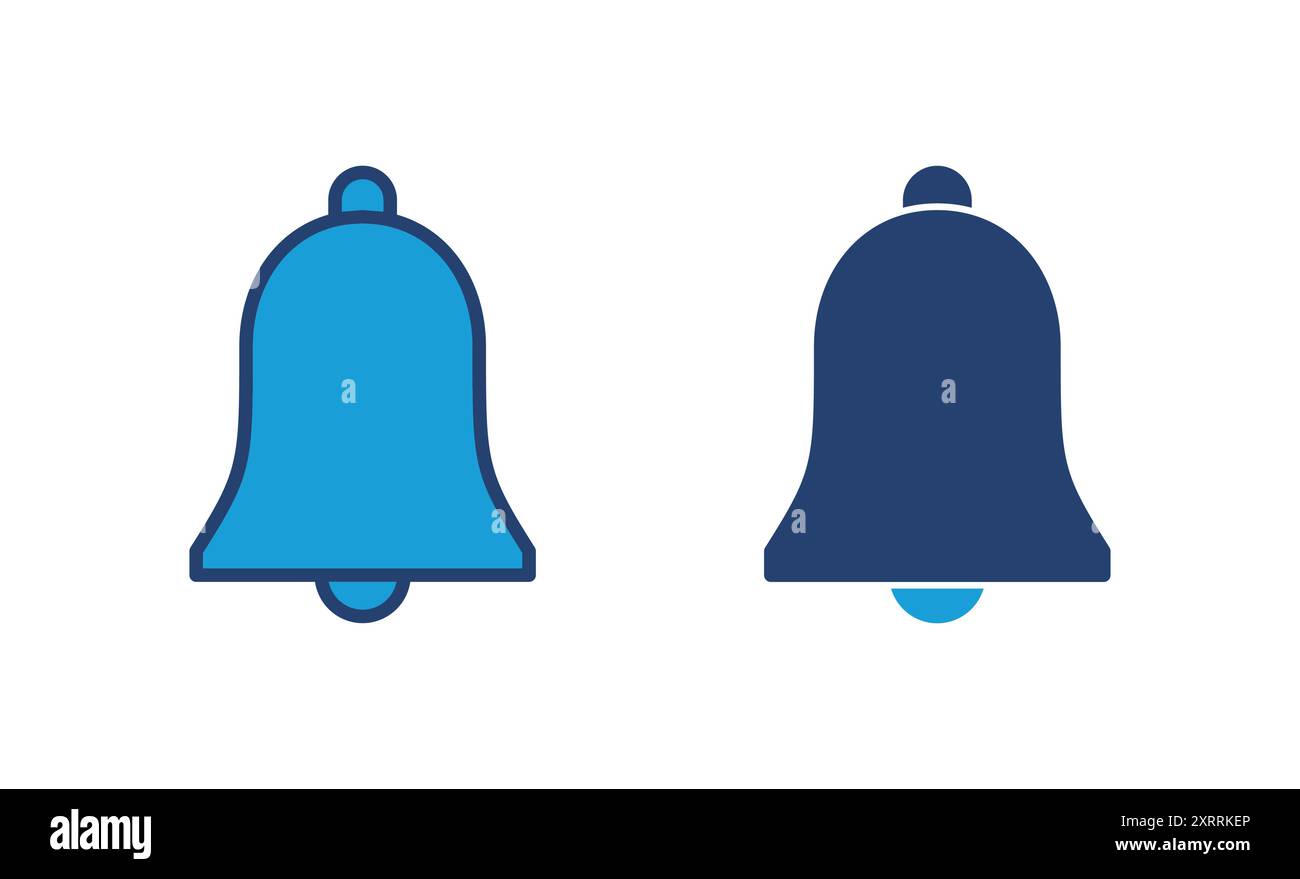 Bell Icon vector. Notification icon for your web site design Stock ...