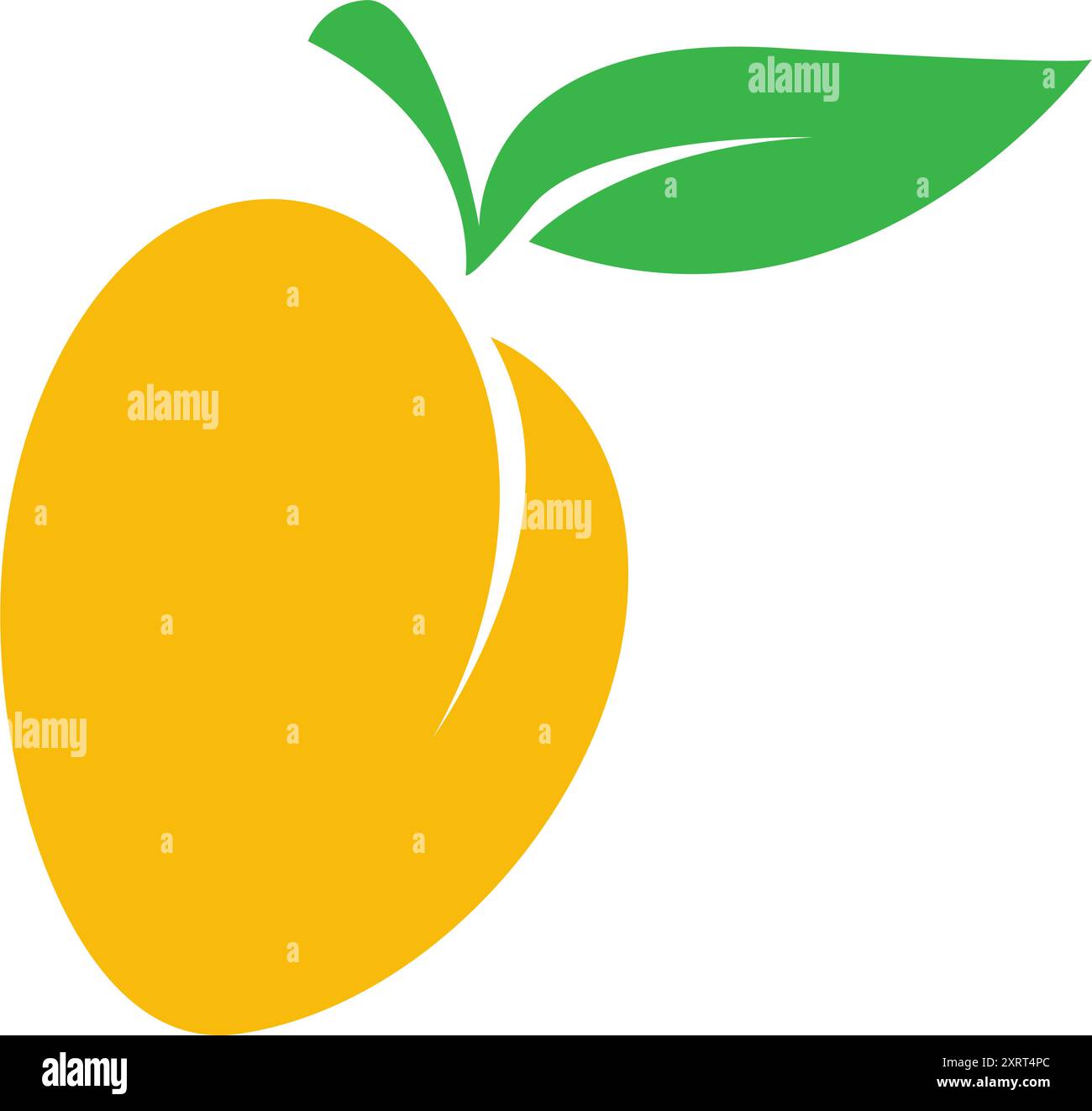 Mango icon logo design template Stock Vector