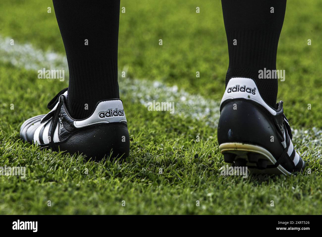 JULICH - ADIDAS Copa Mundial FG football boot during the friendly match between 1.FC Duren and FC Bayern Munchen at Karl-Knipprath Stadium on July 28, 2024 in Julich, Germany. ANP | Hollandse Hoogte | BART STOUTJESDIJK Stock Photo