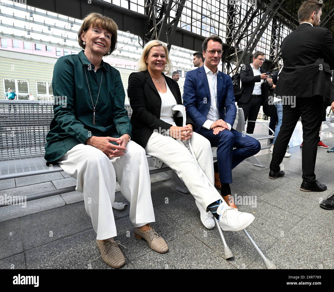 Cologne, Germany. 12th Aug, 2024. Cologne Mayor Henriette Reker ...