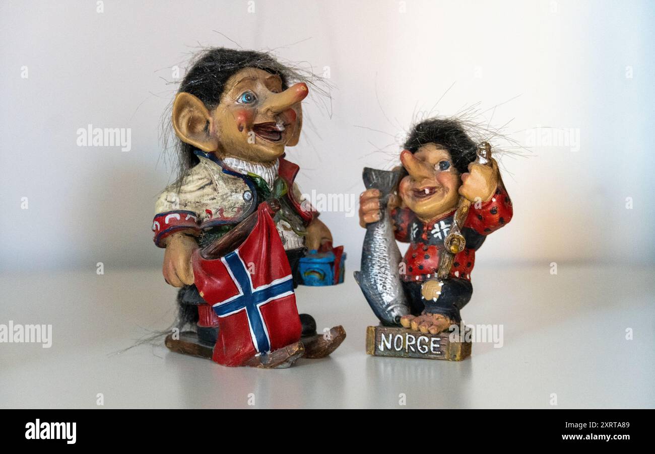 norwegian troll figure Stock Photo