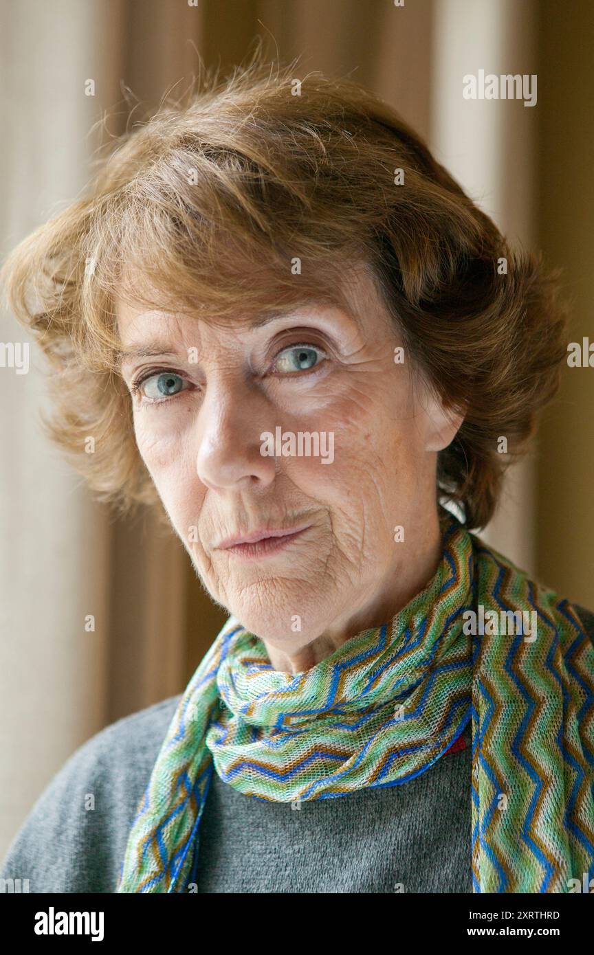 Portrait of stage and screen actress Eileen Atkins. Taken 2016 Stock ...