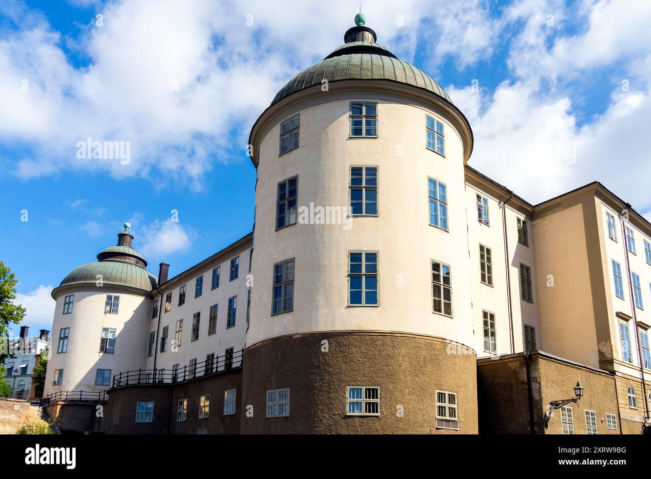The south tower was part of the defensive fortifications from the time of Gustav Vasa (1530). It is  located on Riddarholmen, Stockholm, Sweden Stock Photo