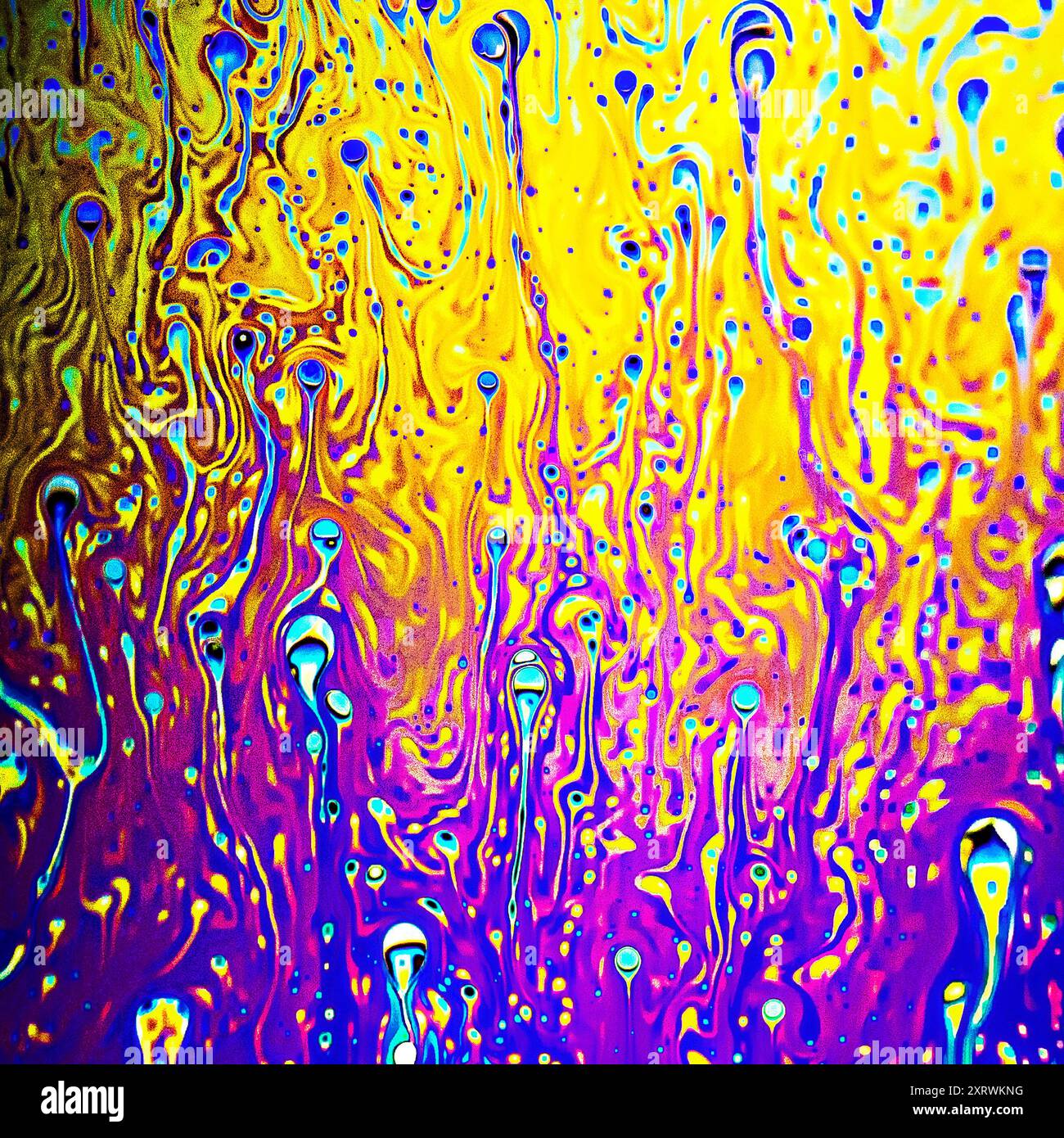 Soap bubbles through a macro lens Stock Photo - Alamy