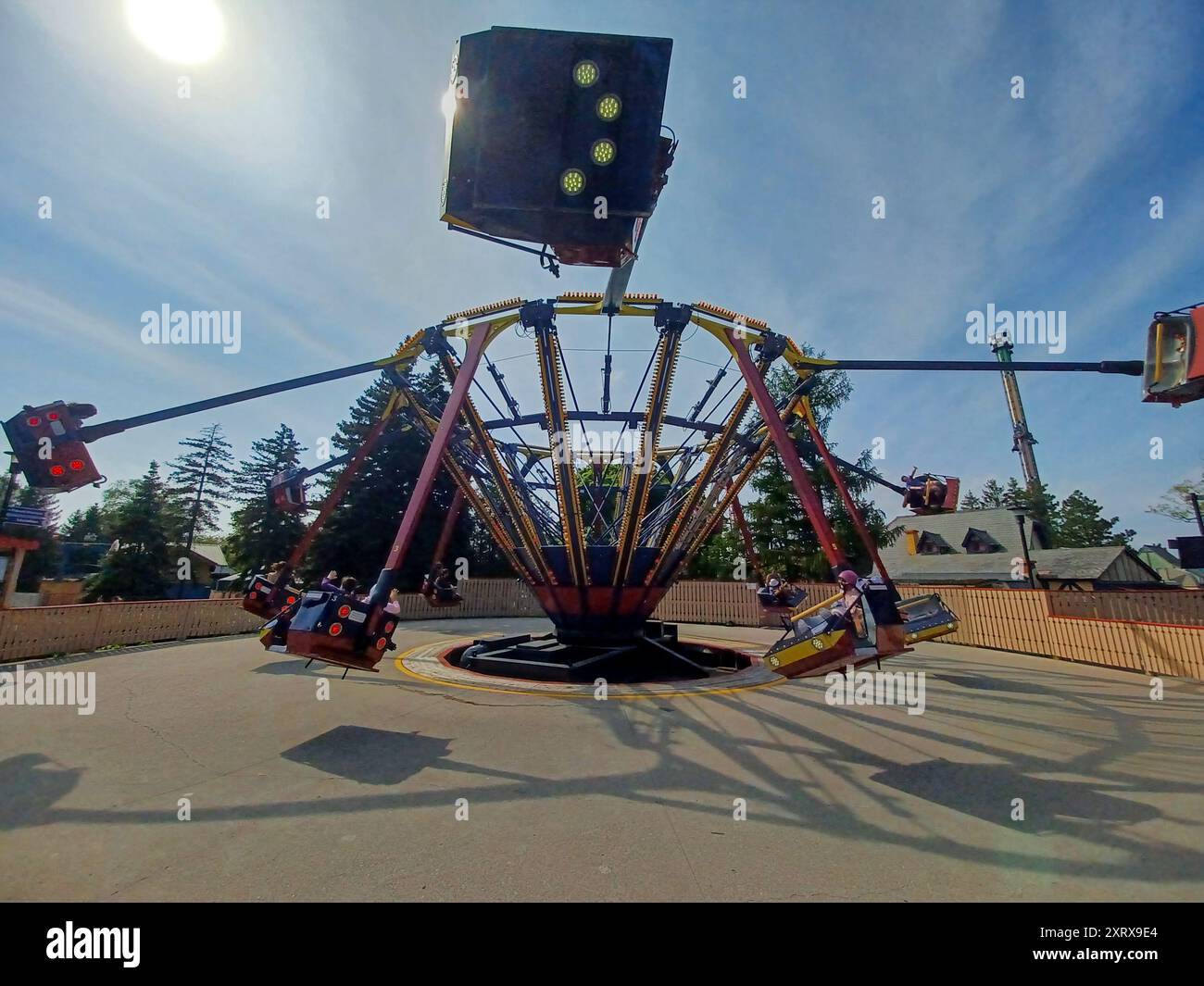 Toronto, ON, Canada – July 2, 2024: View of the carousel in the ...