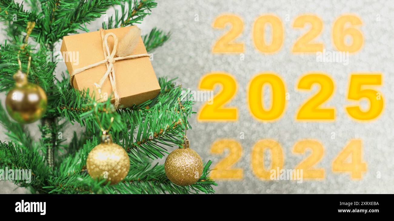 Happy New Year 2025 anniversary. Transition from 2024 to new year 2025 Happy New Year 2025 anniversary. Transition from 2024 to new year 2025