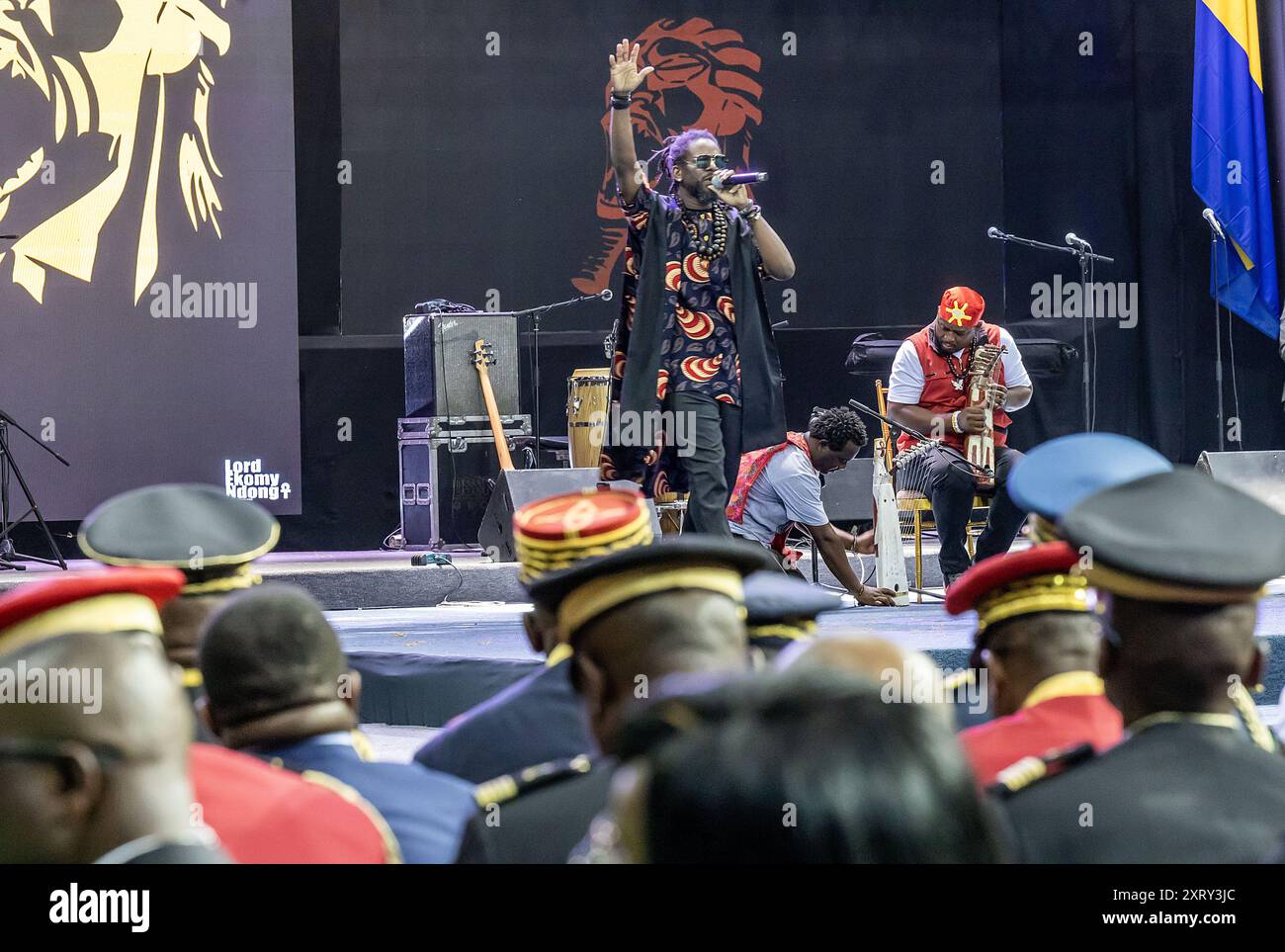 Rapper Lord Ekomie during his performance at the opening of the ...