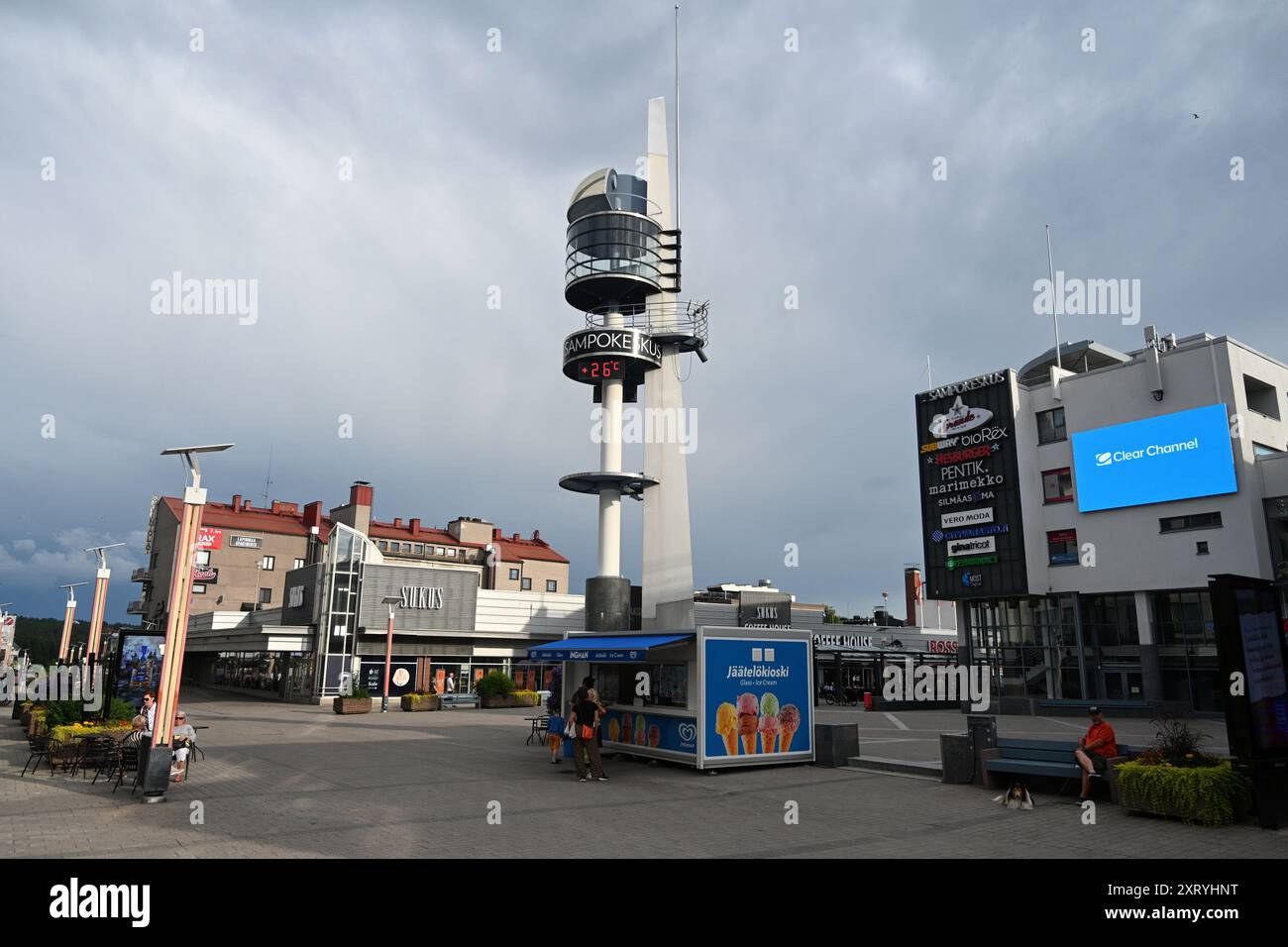 Rovaniemi, Finland - July 27, 2024: The Lordi Square in the northern Finnish city of Rovaniemi. Stock Photo