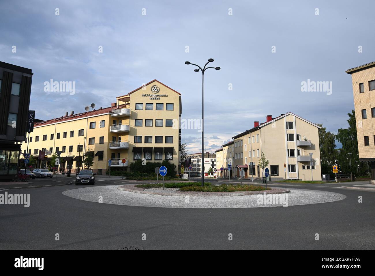 Rovaniemi, Finland - July 27, 2024: The northern Finnish city of Rovaniemi. Stock Photo