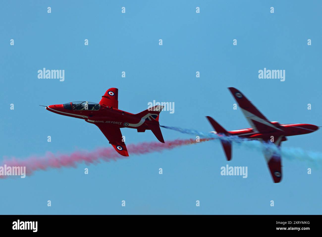 The Red Arrows at Blackpool Air Show - August 2024 Stock Photo - Alamy