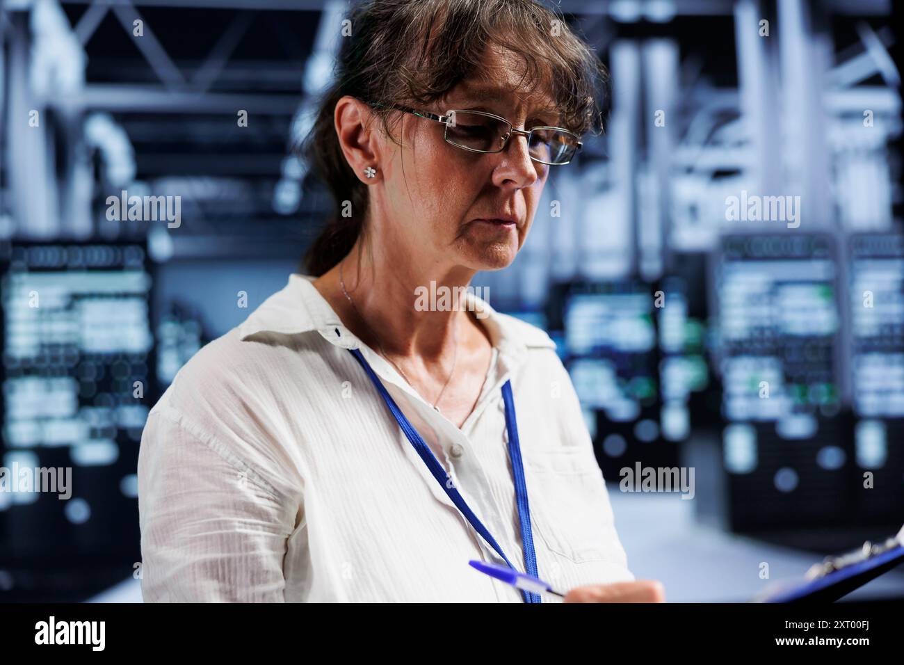 Computer Programmers Working Mainframe Inside mainframe computer hi-res stock photography and images - Alamy