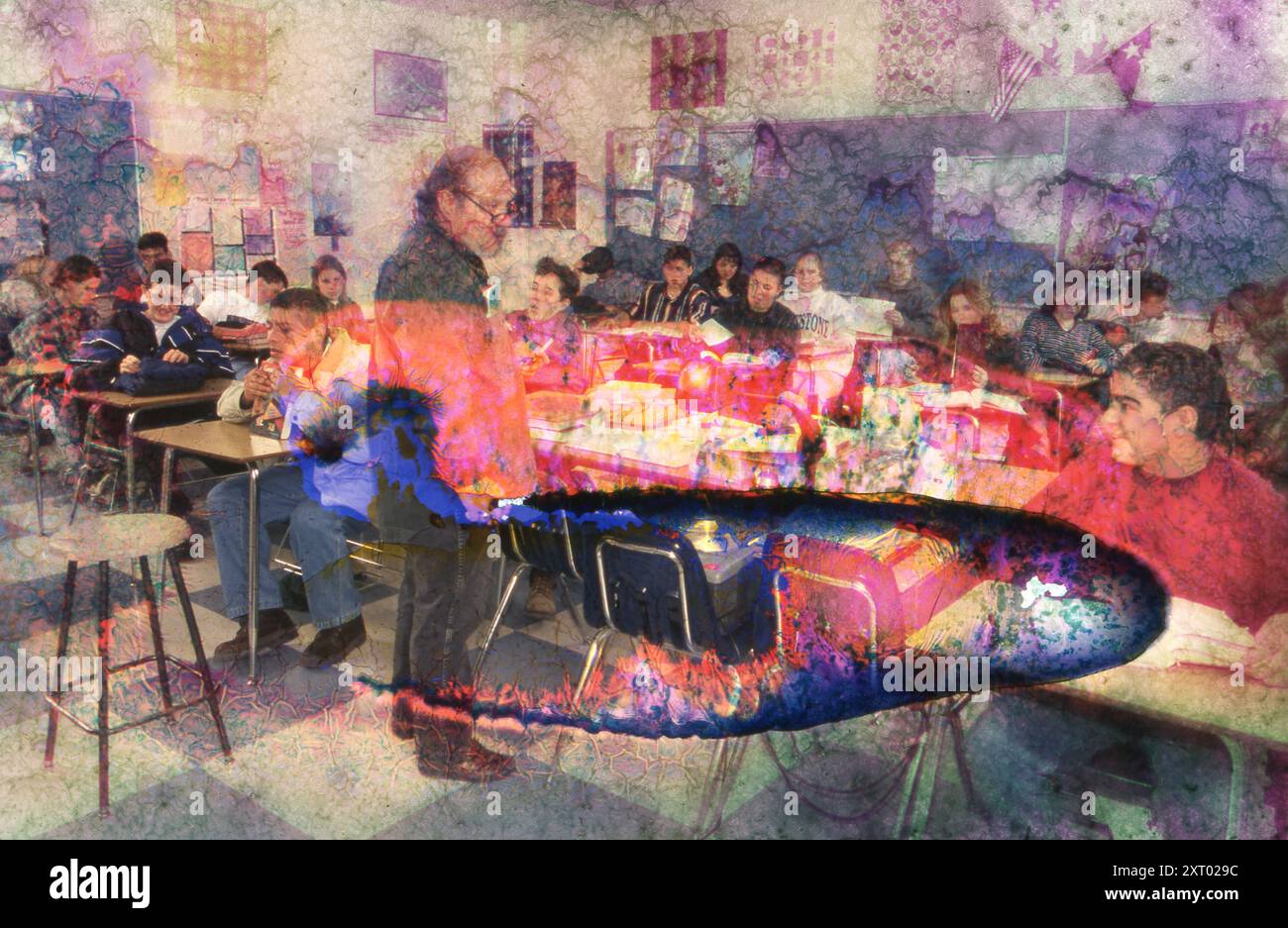 Crowded classroom not africa hi-res stock photography and images - Alamy