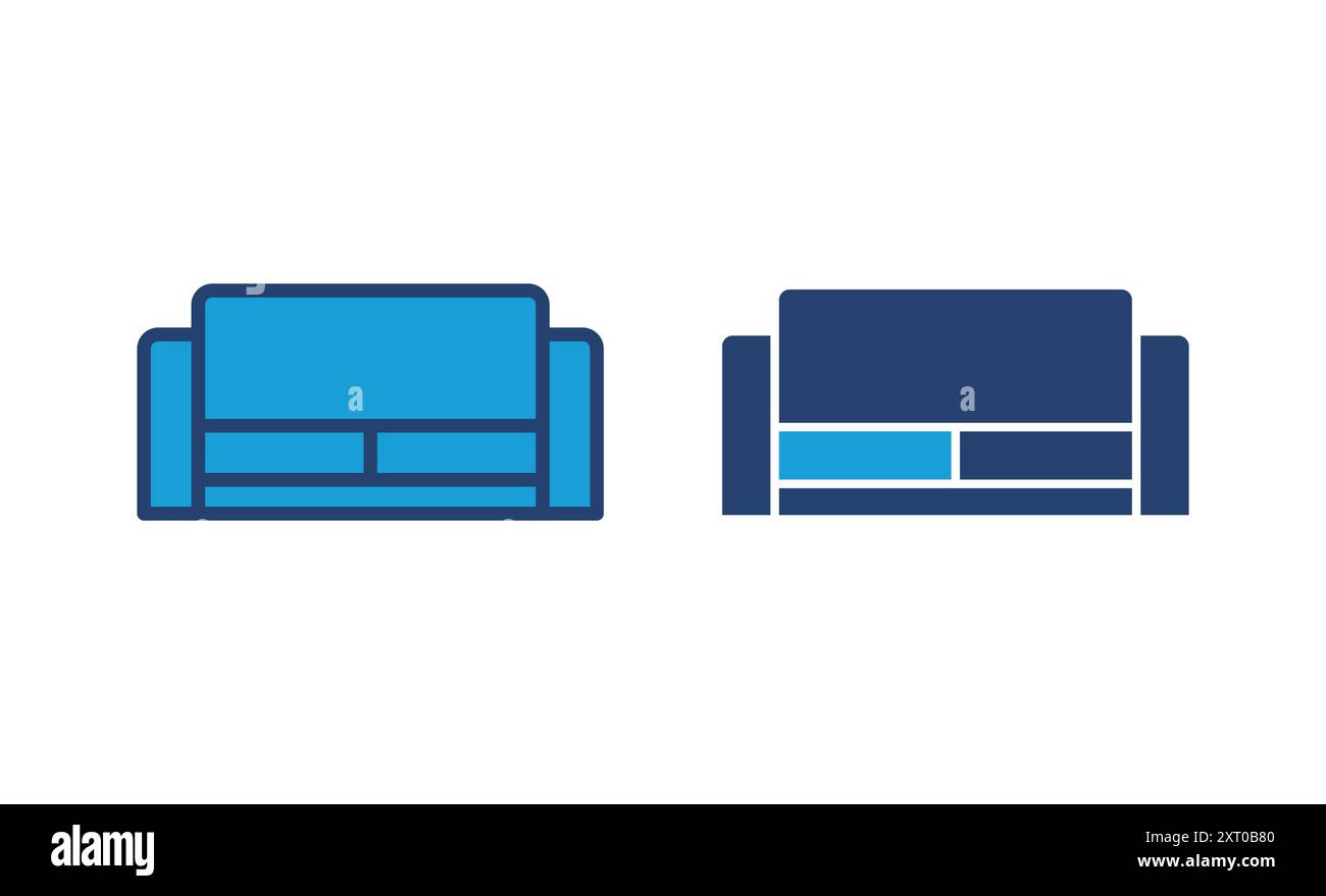 Sofa icon vector. sofa icon illustration Stock Vector