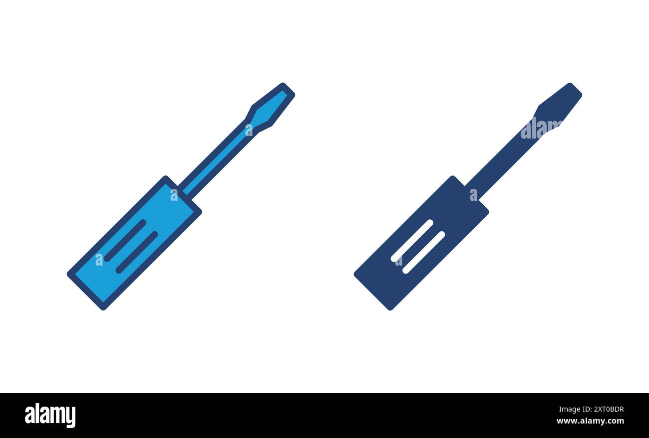 Screwdriver icon vector. tools icon vector Stock Vector Image & Art - Alamy