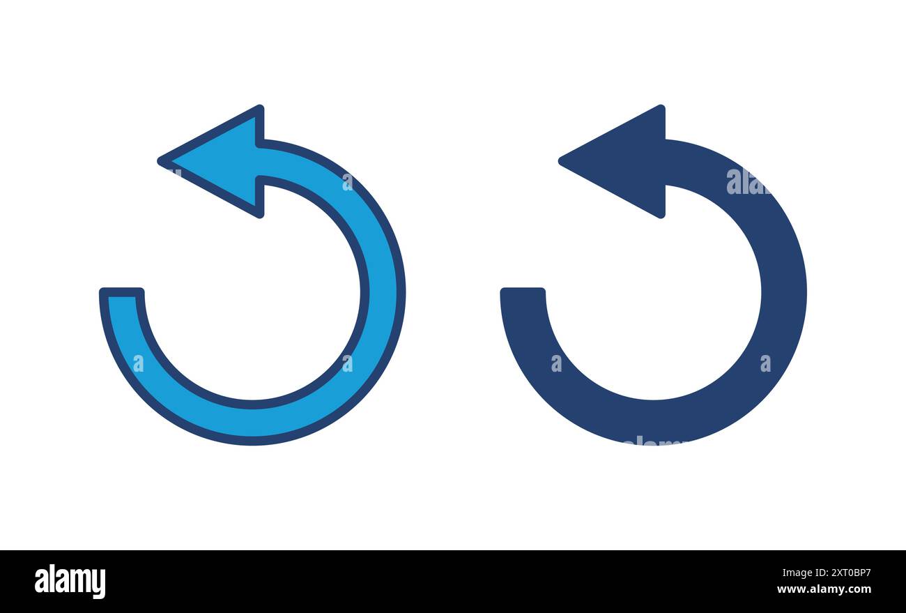 Refresh icon vector. Reload icon vector. Update icon. Stock Vector