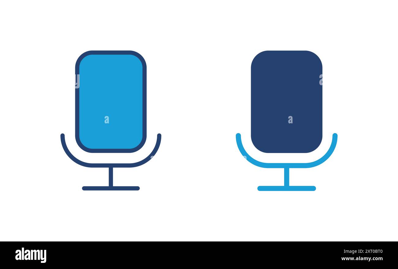 microphone icon vector. karaoke icon vector Stock Vector