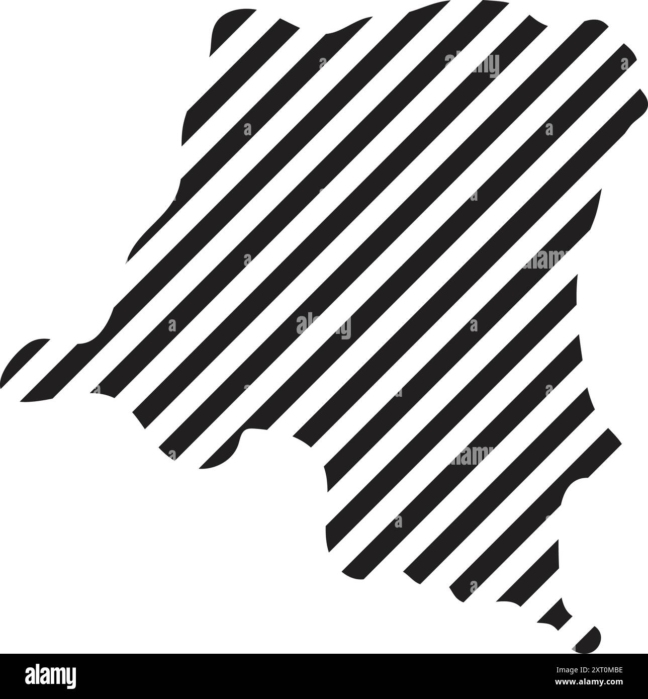 Republic congo simple map Stock Vector Images - Alamy