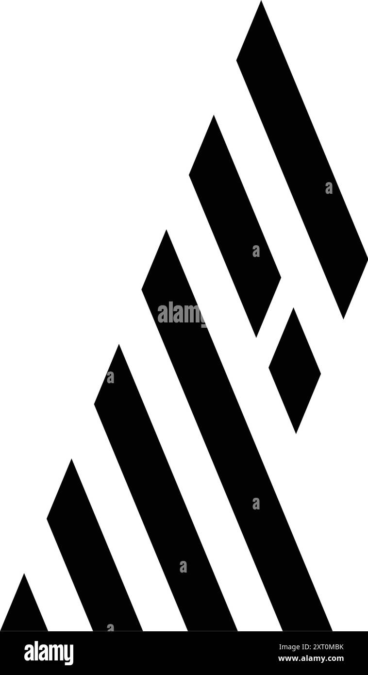 letter a logo simple illustration design Stock Vector