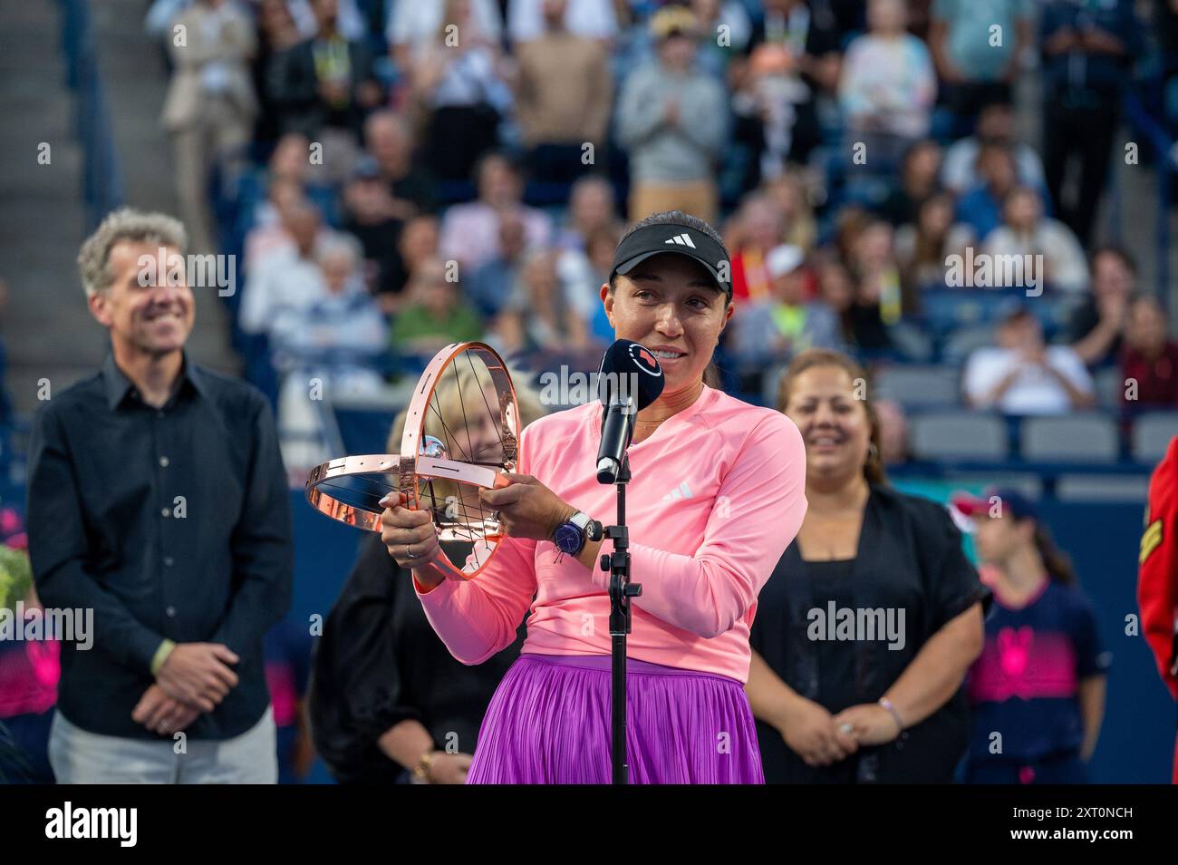 Toronto, Canada. 12th Aug 2024. American tennis player Jessica Pegula