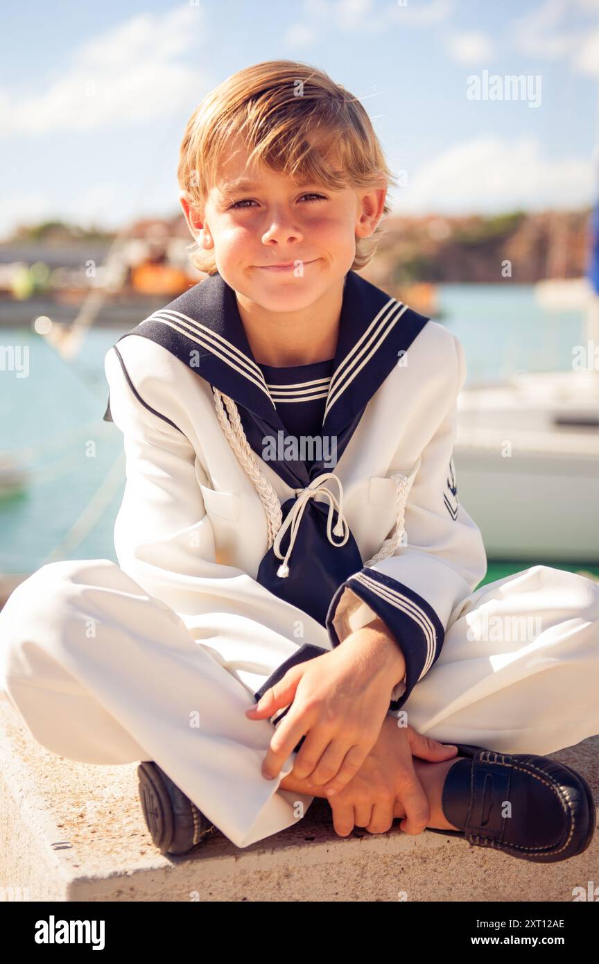 Little boy sailor suit hotsell