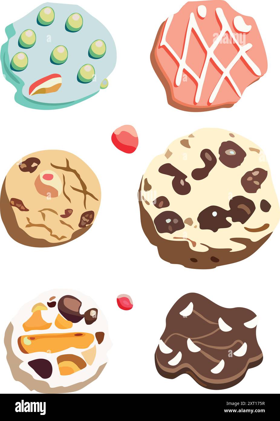 Cookie variations hi-res stock photography and images - Alamy