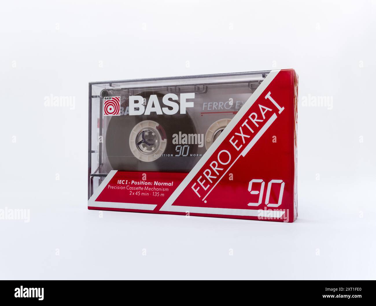 Blank Audio Cassette BASF FERRO EXTRA I 90 sealed in original packaging ...