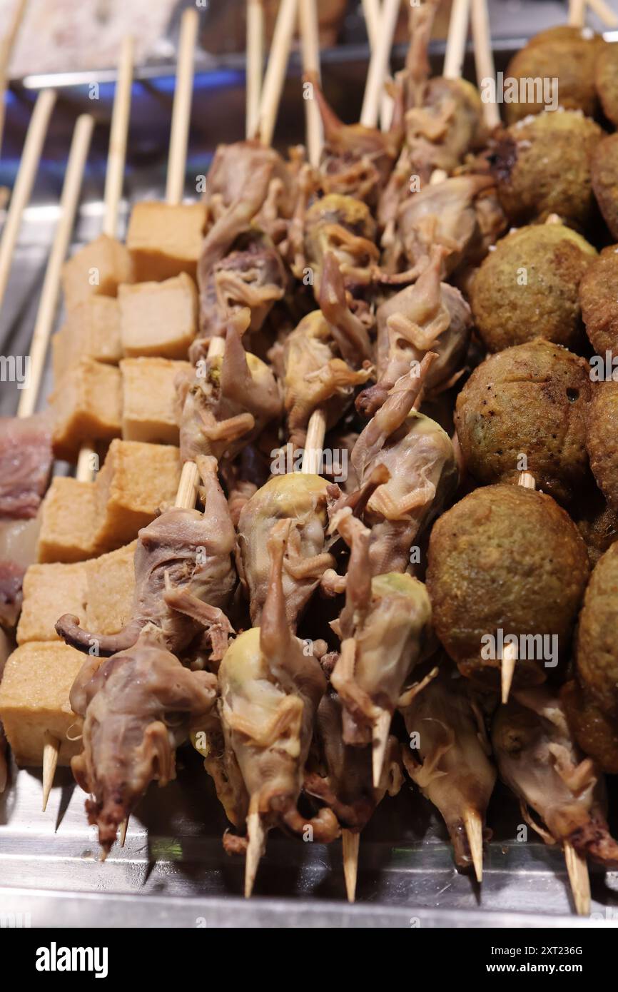 Asian Street Food dishes in a Chinese Night Market Stock Photo - Alamy