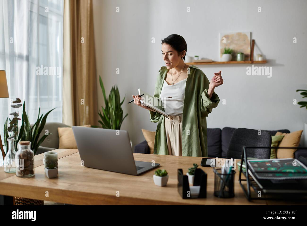 Excited business woman celebrates success hi-res stock photography and ...