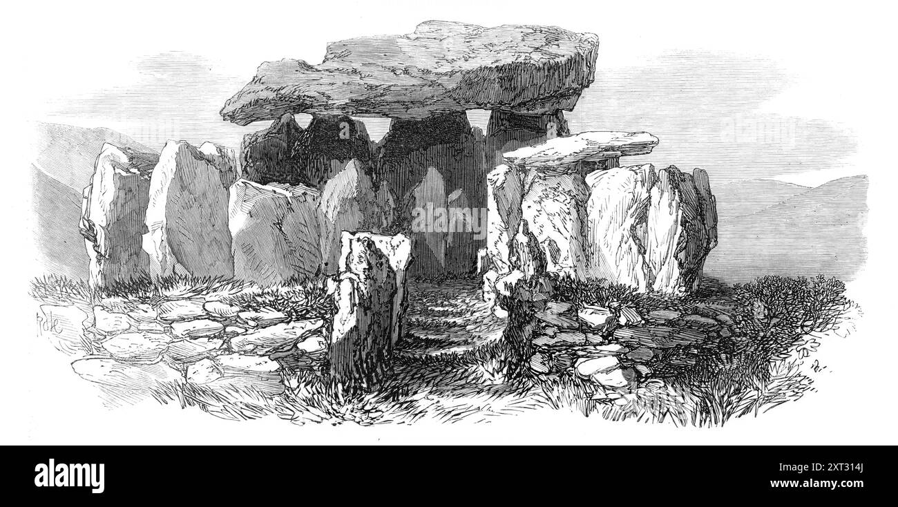 Prehistoric Remains in Jersey: the Pocquelaye Cromlech, 1870. La ...