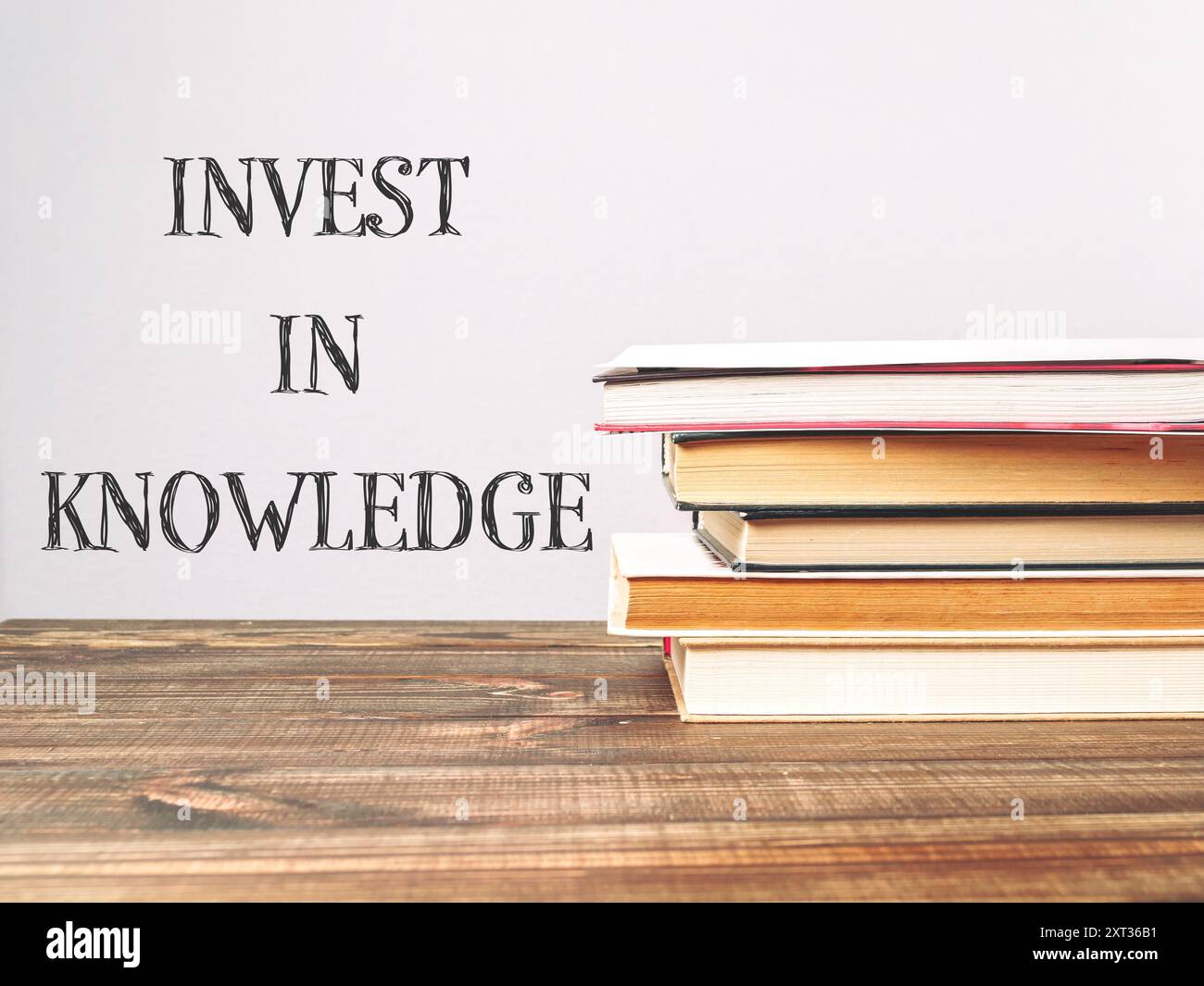 Knowledge Written Conveys intelligence hi-res stock photography and images - Alamy