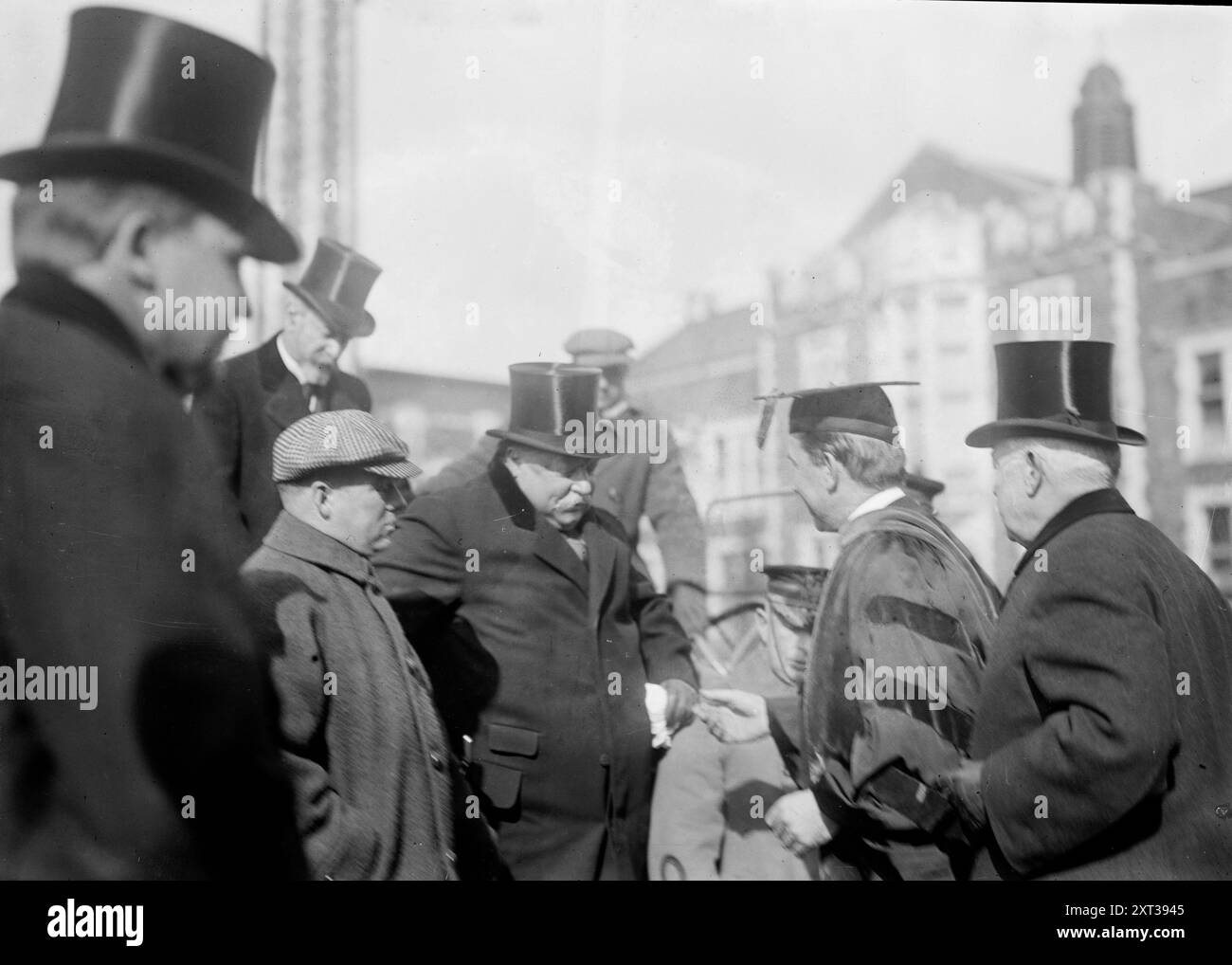 Taft and Dr. Finley, 1912. Shows President William H. Taft and City ...