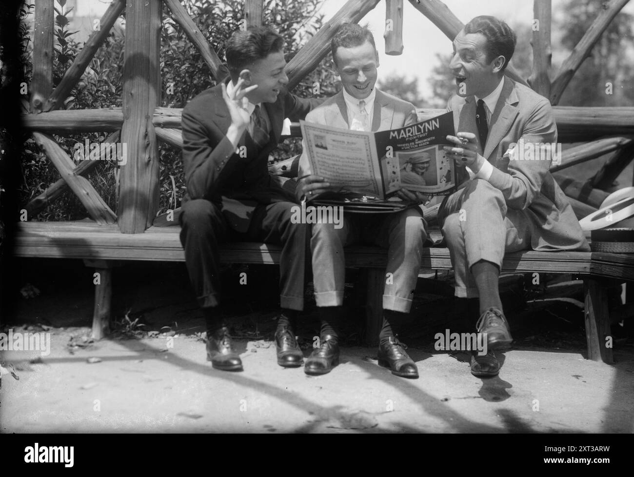 All-Stars trio, between c1915 and c1920. Shows members of the The